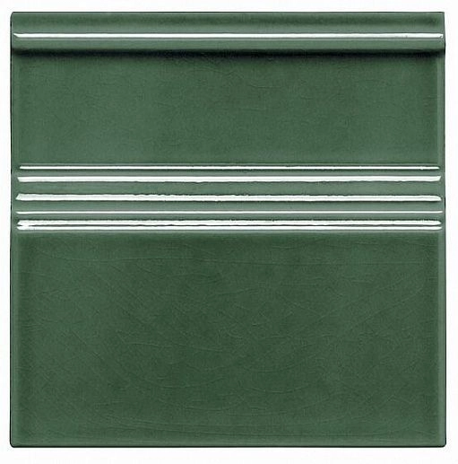 Modernista Rodapie Clasico C/C Verde Oscuro 15x15 - фото 1