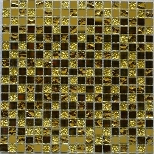 Mosaics Mirror Gold 30x30 - фото 1