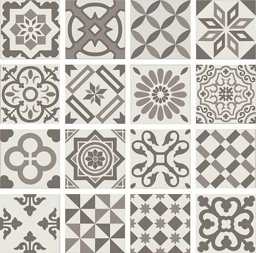 Antigua Decor Gris 20x20 - фото 1