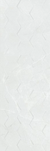 Braga White Hexagon Rett 25x75 - фото 1