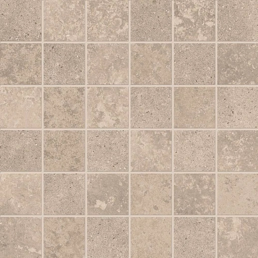 Unika Mos Quadretti Ecru Rett 30x30 - фото 1