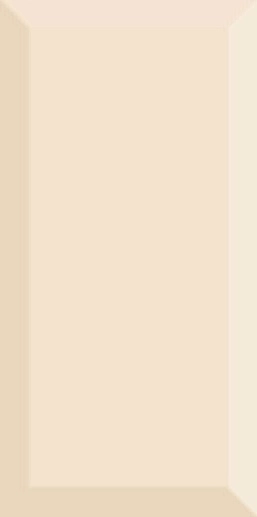 Monocolor Biselado Brillo Crema 10x20 - фото 1