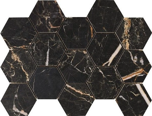 Cr. Lux Malla Hex Cr Lux Laurants Brown 22.5x32.5 - фото 1