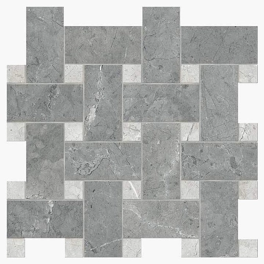 NovaBell Imperial Intreccio Grigio Imperiale Silk. 30x30 - фото 1