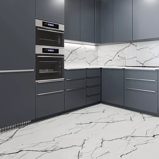 Floor Gres B&W Marble 1