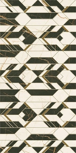 Fancy White Inserto Polysk 30x60 - фото 1
