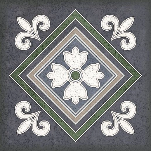 Smalto Decor 2 Blu 15x15 - фото 1