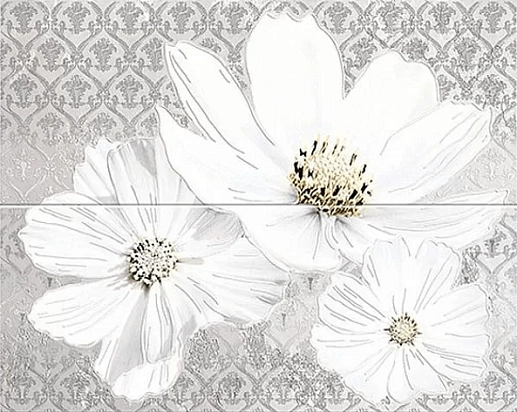 Sfumato Grey Floret 40.2x50.5 - фото 1