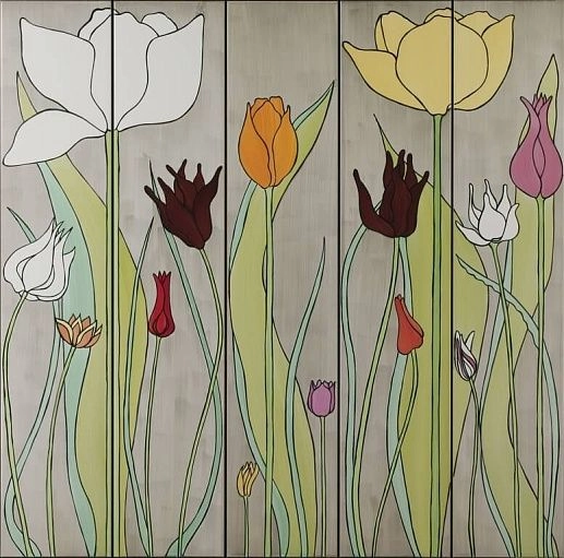 Design Tulipani 1 20x100 - фото 1