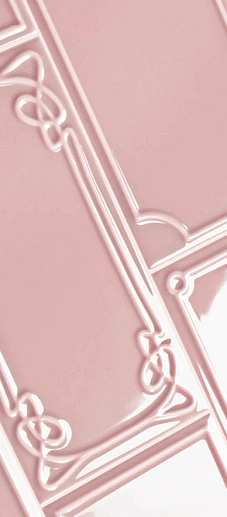 Art Deco Vector Frame E Light Pink 12.5x25 - фото 1