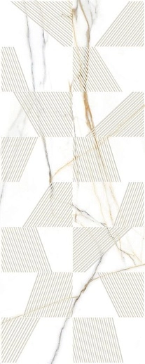 Champagne Mosaic Белый 20x50 - фото 1