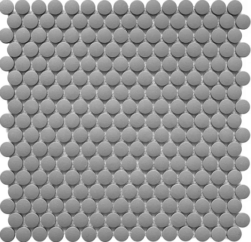 Non-Slip Penny Round Dark Grey Antislip 30.9x31.5 - фото 1