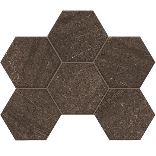 Gabbro Brown Hexagon 25x28.5 - фото 1
