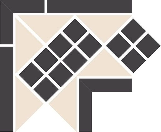 Octagon Corner Lisbon-1 with 1 Strip Stand 21.5x21.5 - фото 1