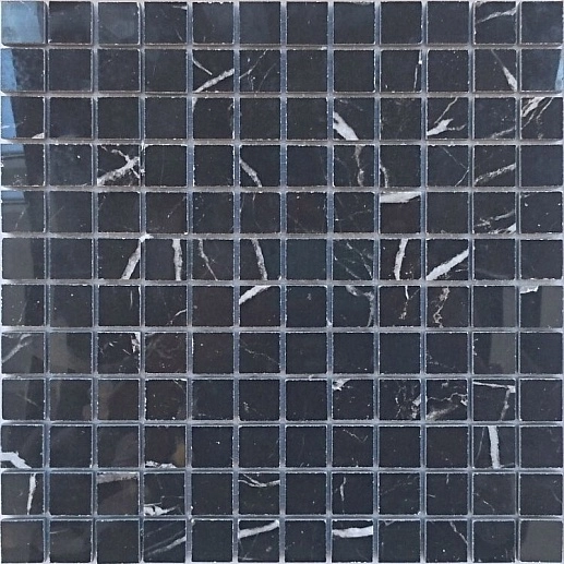 Marble Porcelain Marrone oriente Pol 23x23 - фото 1
