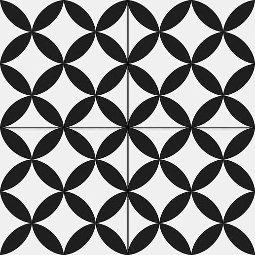 Circle Black Pre. 45x45 - фото 1