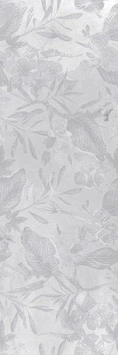 Bosco Verticale Grey Flowers 25x75 G1 - фото 1