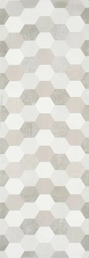 Tribeca Hexagon Multicolor Matt 33.3x100 - фото 1