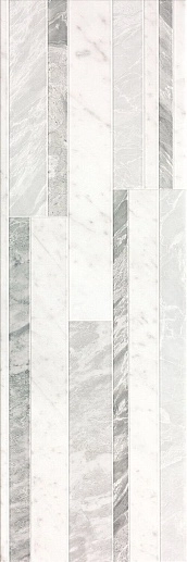 Roma Diamond Deco White Brillante 25x75 - фото 1