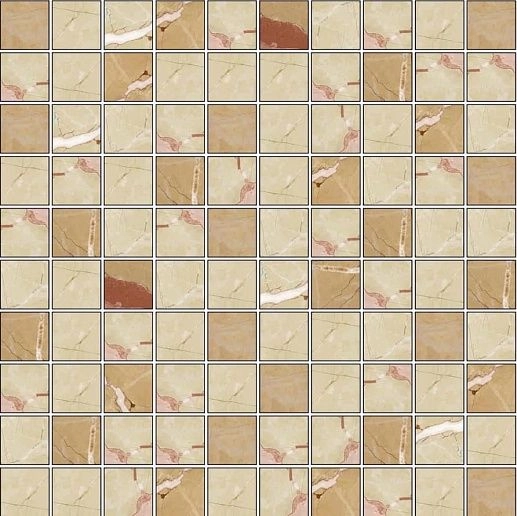 Benidorm Mix 2 Dorado/Crema 30.8x30.8 - фото 1