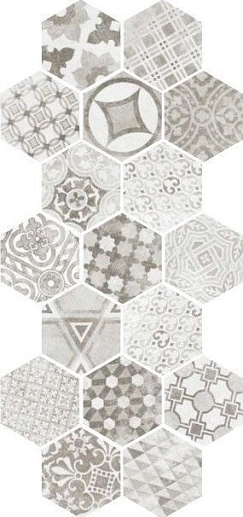Hexatile Cement Garden Grey 17.5x20 - фото 1