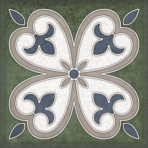 Smalto Decor 4 Verde 15x15 - фото 1