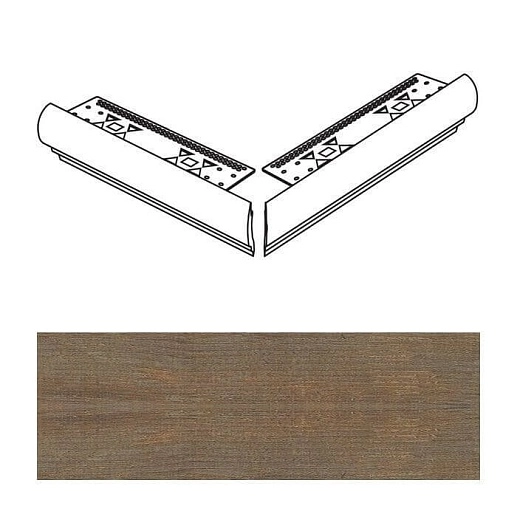 Rinascimento Angolo Toro Con Lamina Noce Rett 4x33.3 - фото 1