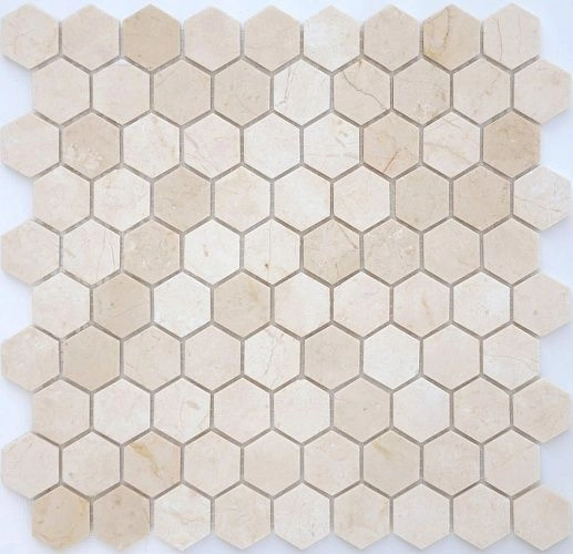 Pietrine Hexagonal Crema Marfil Mat Hex 28.5x30.5 - фото 1