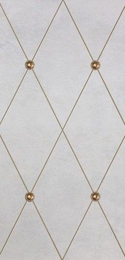 AD Maiora Rhombus Fregio Swarovsky Oro Perla 50x100 - фото 1