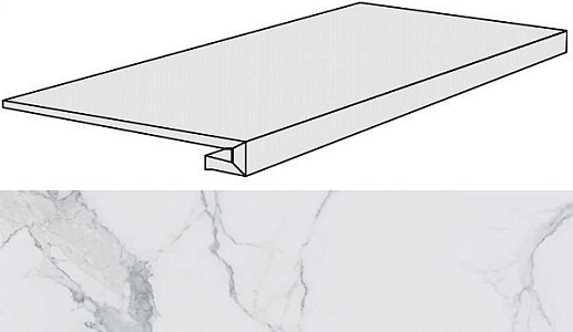 I Classici Statuario Glossy (1) 33x120 - фото 1