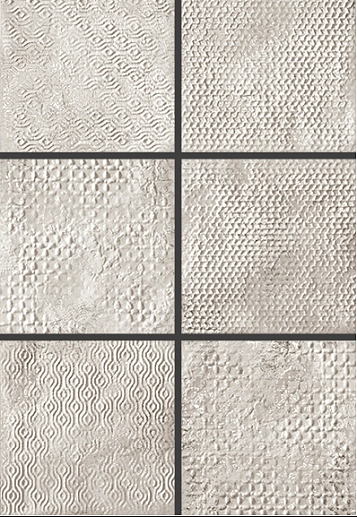 Maku Grid Whte Inserto Mix 6 40x60 - фото 1