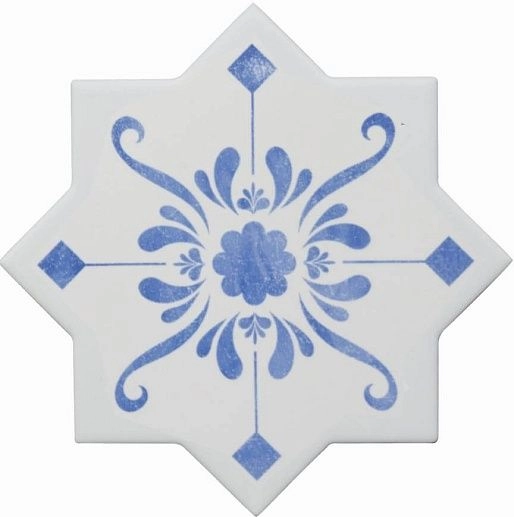 Becolors Star Dec. Stencil Electric Blue 13.25x13.25 - фото 1
