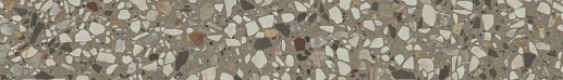 KM6060G0011RBT6 Плинтус Бричиола серый матовый обрезной 60x9.5x0.9 - фото 1