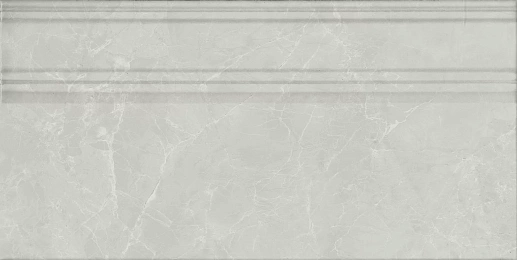 FME028R Плинтус Монте Тиберио серый глянцевый обрезной 20x40x1.6 - фото 1