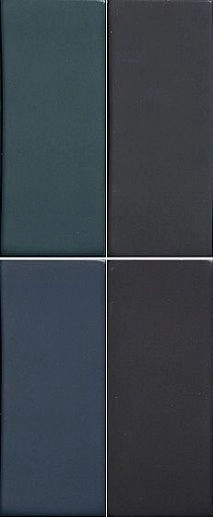 Cosmo Brick Blu-Nero Matte 6.5x15.5 - фото 1