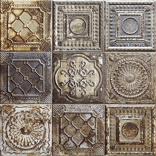 Tin-Tile Rusty Mix 20x20 - фото 1
