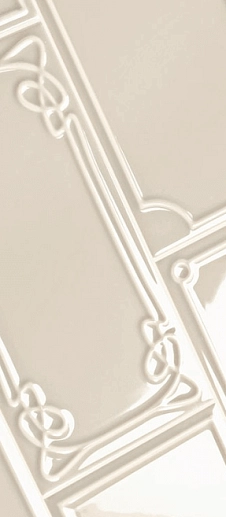 Art Deco Vector Frame E Beige 12.5x25 - фото 1