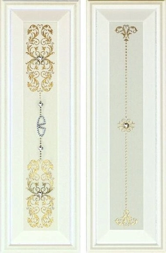 Boiserie Rilievo V Boiserie Argento 9.5x30 - фото 1