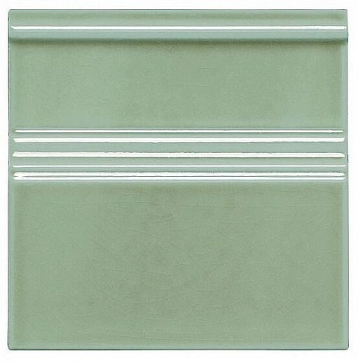 Modernista Rodapie Clasico C/C Verde Claro 15x15 - фото 1