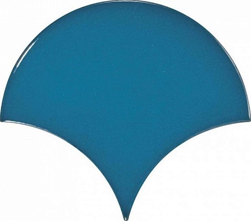 Scale Fan Electric Blue 10.6x12 - фото 1