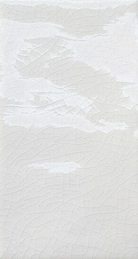 Masia Bullnose Blanco Brillo Crackle 7.5x15 - фото 1