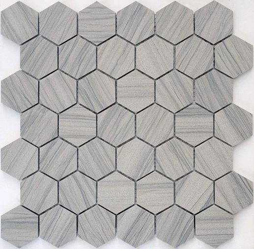 Pietrine Hexagonal Marmara Grey Pol Hex 29.2x28.9 - фото 1