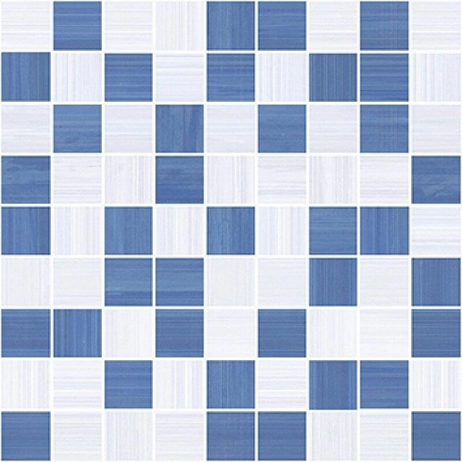 Waterlife Stripes синий+серый 30x30 - фото 1