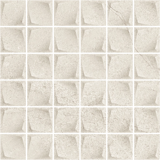 Minimal Stone Grys Mozaika Prasowana K. 29.8x29.8 - фото 1
