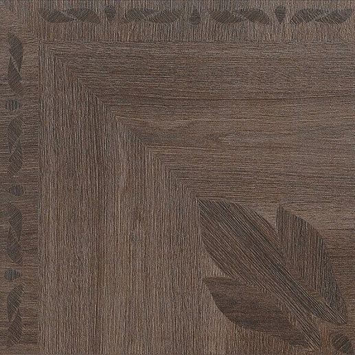 Rinascimento Floreale Mogano Nat Rett 50x50 - фото 1