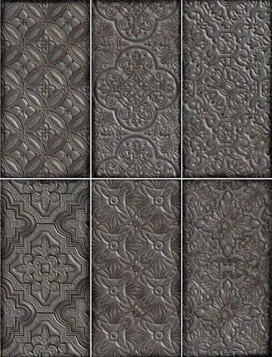 Dante Decor Black 12x24 - фото 1