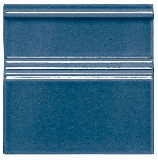 Modernista Rodapie Clasico C/C Azul Oscuro 15x15 - фото 1