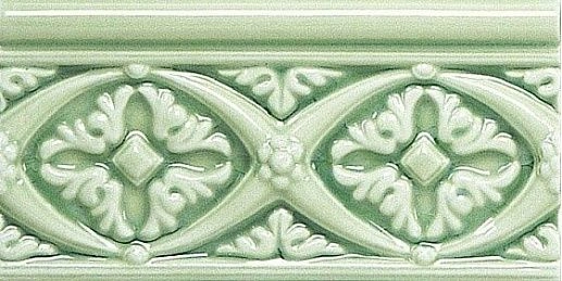 Modernista Relieve Bizantino C/C Verde Claro 7.5x15 - фото 1