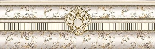 Brigitte Oro-Beige Cenefa 8x25 - фото 1
