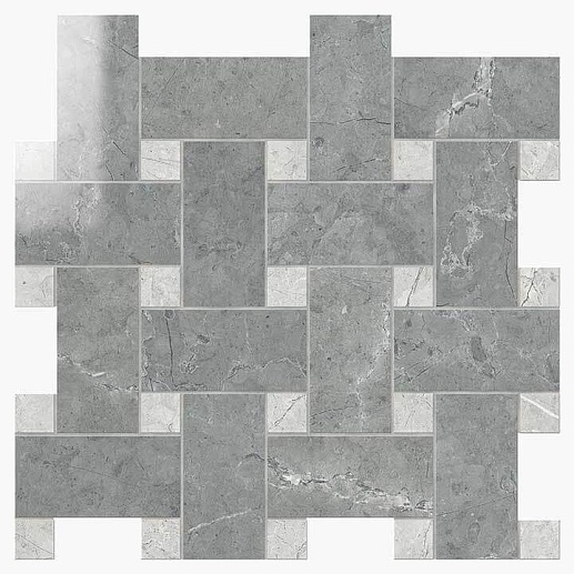 NovaBell Imperial Intreccio Grigio Imperiale Lapp. 30x30 - фото 1